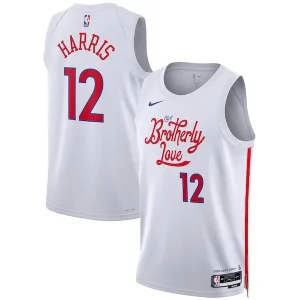 Moderno Pratico Duraturo Tobias Harris Philadelphia 76ers Nike Unisex 2022/23 Swingman Jersey City Edition White