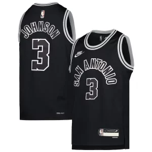 Moderno Pratico Eccezionale Keldon Johnson San Antonio Spurs Nike Youth 2022/23 Swingman Jersey Classic Edition Black