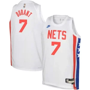 Moderno Raffinato Kevin Durant Brooklyn Nets Nike Youth 2022/23 Swingman Jersey White Classic Edition
