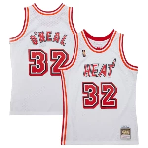 Delizioso Stupendo Elegante Shaquille O'Neal Miami Heat 2007/08 Hardwood Classics Swingman Jersey White