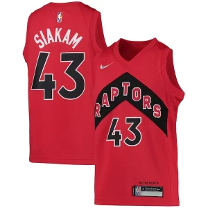 Moderno Splendido Pascal Siakam Toronto Raptors Nike Youth 2021/22 Diamond Swingman Jersey Icon Edition Red
