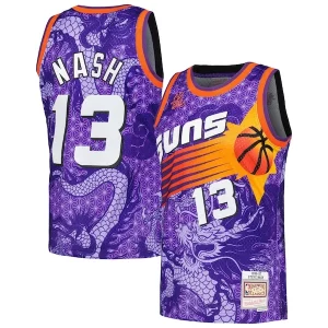 Moderno Steve Nash Phoenix Suns 1996/97 Hardwood Classics Asian Heritage 6.0 Swingman Throwback Player Jersey Purple