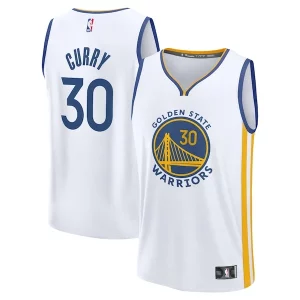 Moderno Trendy Stephen Curry Golden State Warriors Youth Fast Break Replica Player Jersey Association Edition White