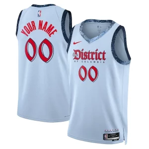 Moderno Washington Wizards Nike Unisex 2024/25 Custom Swingman Jersey City Edition Powder Blue