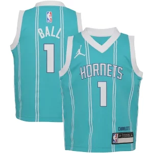 Ottimo Delizioso LaMelo Ball Charlotte Hornets Jordan Brand Toddler Swingman Player Jersey Icon Edition Teal