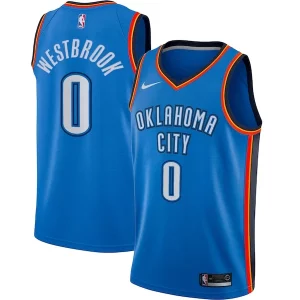 Ottimo Eccezionale Moderno Russell Westbrook Oklahoma City Thunder Nike Swingman Player Jersey Icon Edition Blue