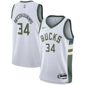 Ottimo Giannis Antetokounmpo Milwaukee Bucks Nike Youth Swingman Jersey Association Edition White