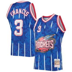 Ottimo Incantevole Robusto Steve Francis Houston Rockets Hardwood Classics 1999/00 Lunar New Year Swingman Jersey Blue