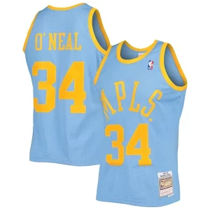 Ottimo Incantevole Shaquille O'Neal Los Angeles Lakers 2001/02 Hardwood Classics Swingman Jersey Powder Blue