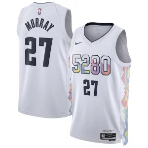 Ottimo Jamal Murray Denver Nuggets Nike Unisex 2024/25 Swingman Player Jersey City Edition White