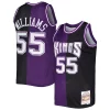 Ottimo Lussuoso Jason Williams Sacramento Kings Hardwood Classics 2000/01 Split Swingman Jersey Purple/Black