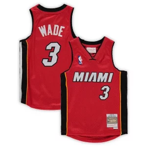 Ottimo Magnifico Lussuoso Dwyane Wade Miami Heat Preschool 2005 06 Hardwood Classics Player Jersey Red