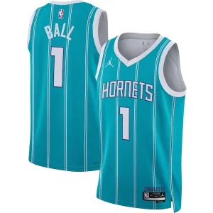 Ottimo Meraviglioso Duraturo LaMelo Ball Charlotte Hornets Jordan Brand Unisex Swingman Jersey Icon Edition Teal/White