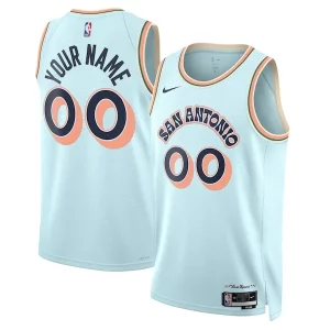 Ottimo San Antonio Spurs Nike Unisex 2024/25 Custom Swingman Jersey City Edition Light Blue