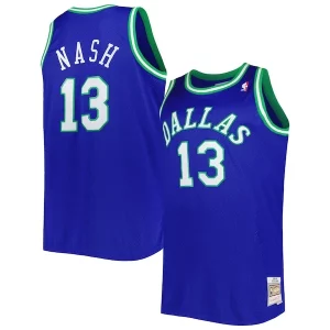 Ottimo Steve Nash Dallas Mavericks Big & Tall Hardwood Classics 1998/99 Swingman Jersey Blue