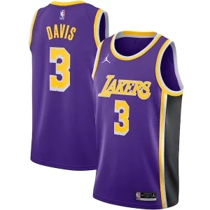 Pratico Anthony Davis Los Angeles Lakers Jordan Brand 2020/21 Swingman Jersey Statement Edition Purple
