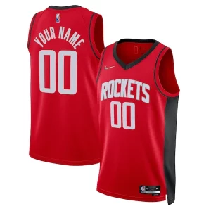 Pratico Elegante Carino Houston Rockets Nike 2021/22 Diamond Swingman Custom Jersey Icon Edition Red