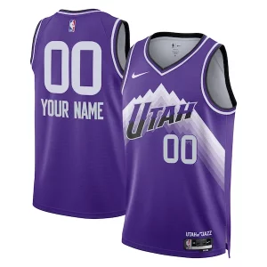 Pratico Fantastico Elegante Utah Jazz Nike Unisex 2023/24 Custom Swingman Jersey Purple City Edition