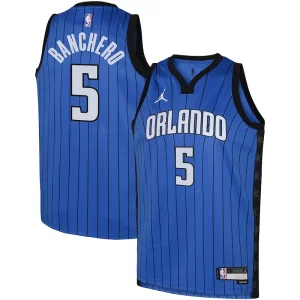 Pratico Fantastico Raffinato Paolo Banchero Orlando Magic Jordan Brand Youth Swingman Jersey Statement Royal