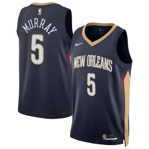 Pratico Gorgeous Resistente Dejounte Murray New Orleans Pelicans Nike Unisex 2024 Offseason Addition Nike Swingman Jersey Navy