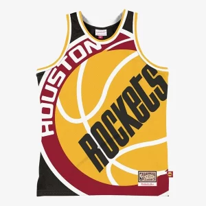 Pratico Houston Rockets Hardwood Classics Blown Out Fashion Jersey Black
