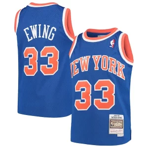 Pratico Incantevole Patrick Ewing New York Knicks Youth Hardwood Classics Swingman Throwback Jersey Blue