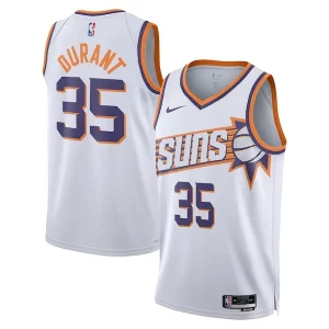 Pratico Incantevole Trendy Kevin Durant Phoenix Suns Nike Unisex Swingman Jersey Association Edition White/Purple