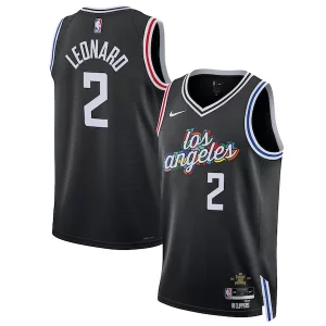 Pratico Kawhi Leonard LA Clippers Nike Unisex 2022/23 Swingman Jersey City Edition Black