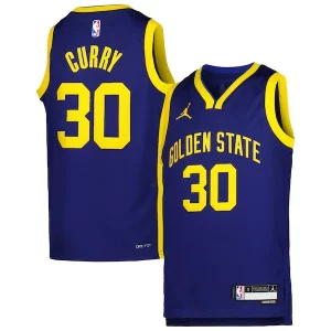 Pratico Raffinato Stephen Curry Golden State Warriors Jordan Brand Youth Swingman Jersey Statement Edition Blue