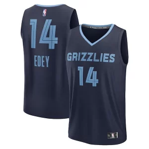 Delizioso Fascinante Zach Edey Memphis Grizzlies 2024 NBA Draft Fast Break Player Jersey Icon Edition Navy
