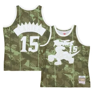 Pratico Sofisticato Classico Vince Carter Toronto Raptors Hardwood Classics 1998/99 Ghost Green Swingman Jersey Camo