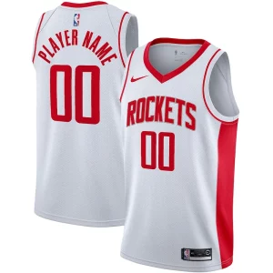 Pratico Stupendo Houston Rockets Nike 2020/21 Swingman Custom Jersey Association Edition White