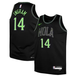 Prestigioso Brandon Ingram New Orleans Pelicans Nike Youth Swingman Replica Jersey City Edition Black