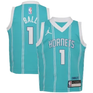 Prestigioso LaMelo Ball Charlotte Hornets Jordan Brand Preschool Swingman Player Jersey Icon Edition Teal