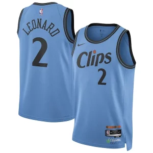 Prestigioso Lussuoso Kawhi Leonard LA Clippers Nike Unisex 2024/25 Swingman Player Jersey City Edition Light Blue