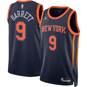 Prestigioso RJ Barrett New York Knicks Jordan Brand Unisex Swingman Jersey Statement Edition Navy