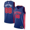 Prestigioso Raffinato Classico Detroit Pistons Nike 2021/22 Diamond Swingman Custom Jersey Icon Edition Blue