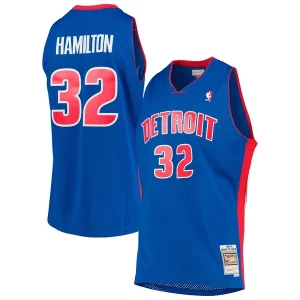 Prestigioso Richard Hamilton Detroit Pistons 2003/04 Hardwood Classics Swingman Jersey Blue