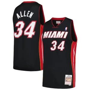 Prestigioso Versatile Ray Allen Miami Heat 2012/13 Hardwood Classics Swingman Jersey Black
