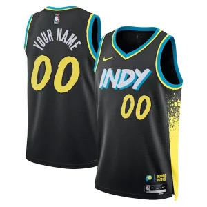 Raffinato Accattivante Duraturo Indiana Pacers Nike Unisex 2023/24 Custom Swingman Jersey Black City Edition