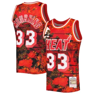 Raffinato Alonzo Mourning Miami Heat 1996/97 Hardwood Classics Lunar New Year Swingman Jersey Red