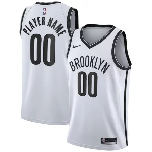 Raffinato Brooklyn Nets Nike 2020/21 Swingman Custom Jersey Association Edition White