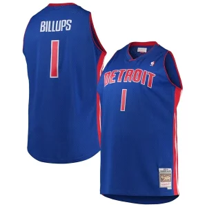 Raffinato Chauncey Billups Detroit Pistons 2003/04 Big & Tall Hardwood Classics Swingman Jersey Blue