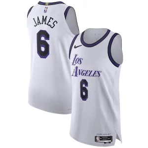 Raffinato Elegante LeBron James Los Angeles Lakers Nike 2022/23 Authentic Jersey City Edition White