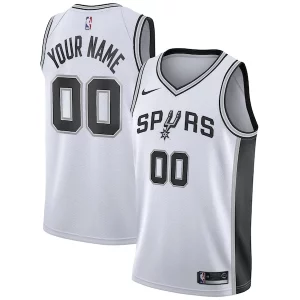 Raffinato Fantastico Gorgeous San Antonio Spurs Nike Custom Swingman Jersey White Association Edition