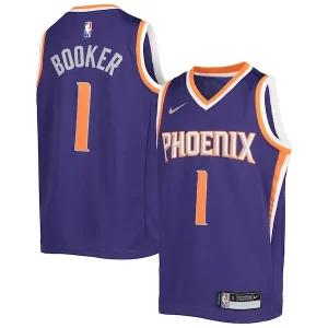 Raffinato Fantastico Resistente Devin Booker Phoenix Suns Nike Youth 2021/22 Diamond Swingman Jersey Icon Edition Purple