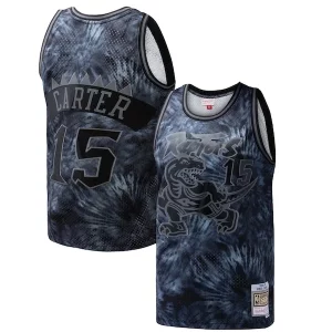 Raffinato Gorgeous Magnifico Vince Carter Toronto Raptors Hardwood Classics 1998/99 Tie Dye Swingman Jersey Black