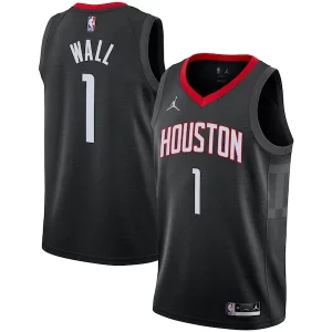 Raffinato John Wall Houston Rockets Jordan Brand 2020/21 Swingman Jersey Statement Edition Black