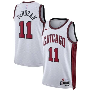 Raffinato Lussuoso DeMar DeRozan Chicago Bulls Nike Unisex 2022/23 Swingman Jersey City Edition White