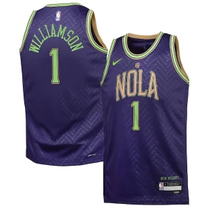 Raffinato Prestigioso Duraturo Zion Williamson New Orleans Pelicans Nike Youth 2024/25 Swingman Player Jersey City Edition Purple